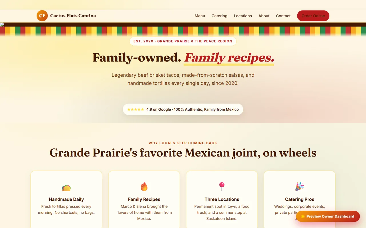 Cactus Flats Cantina preview