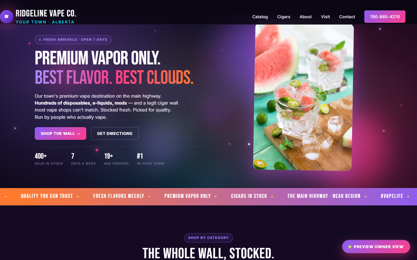 Ridgeline Vape Co preview